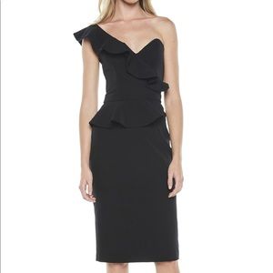 Bardot Camellia One-Shoulder Cocktail Dress